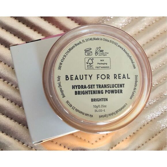 BEAUTY FOR REAL - NWT - Hydra-Set Translucent Brightening Powder in “Brighten” - Picture 3 of 15